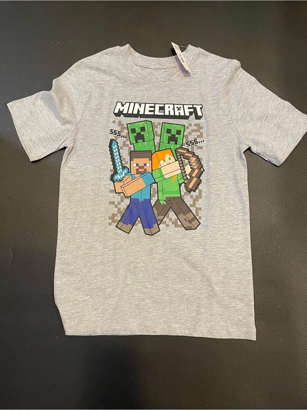 Minecraft Super Mario Kids Graphic T-Shirt bundle sz 12-14yrs NWT